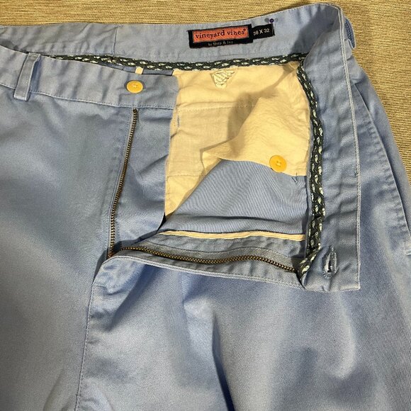 Mens Vineyard Vines Sky Blue Chinos, Size 38 x 32 - Picture 4 of 5